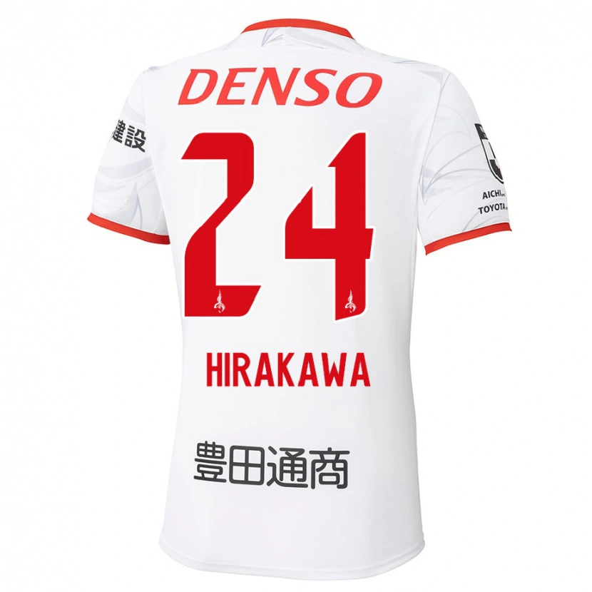 Danxen Damen Haruto Hirakawa #24 Weiß Rot Auswärtstrikot Trikot 2025/26 T-Shirt Schweiz