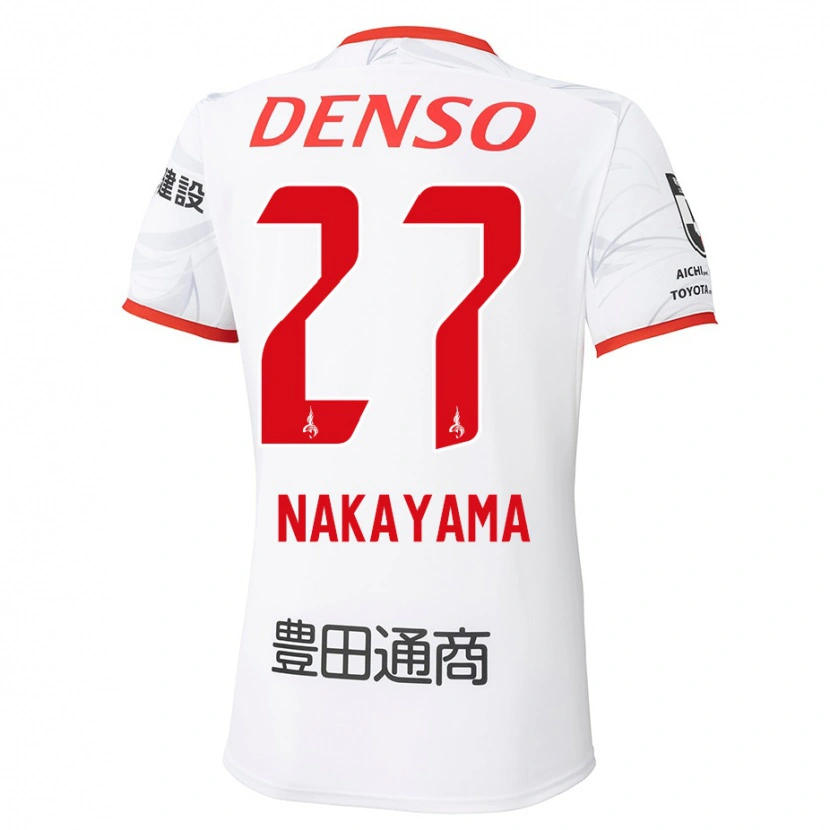 Danxen Damen Katsuhiro Nakayama #27 Weiß Rot Auswärtstrikot Trikot 2025/26 T-Shirt Schweiz