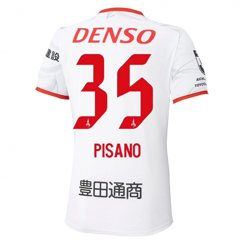 Danxen Damen Alexandre Pisano #35 Rot Gelb Auswärtstrikot Trikot 2025/26 T-Shirt Schweiz