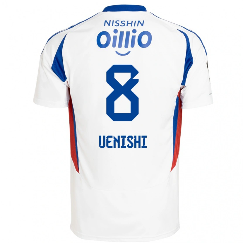 Danxen Damen Haruki Uenishi #8 Königsblau Weiß Auswärtstrikot Trikot 2025/26 T-Shirt Schweiz