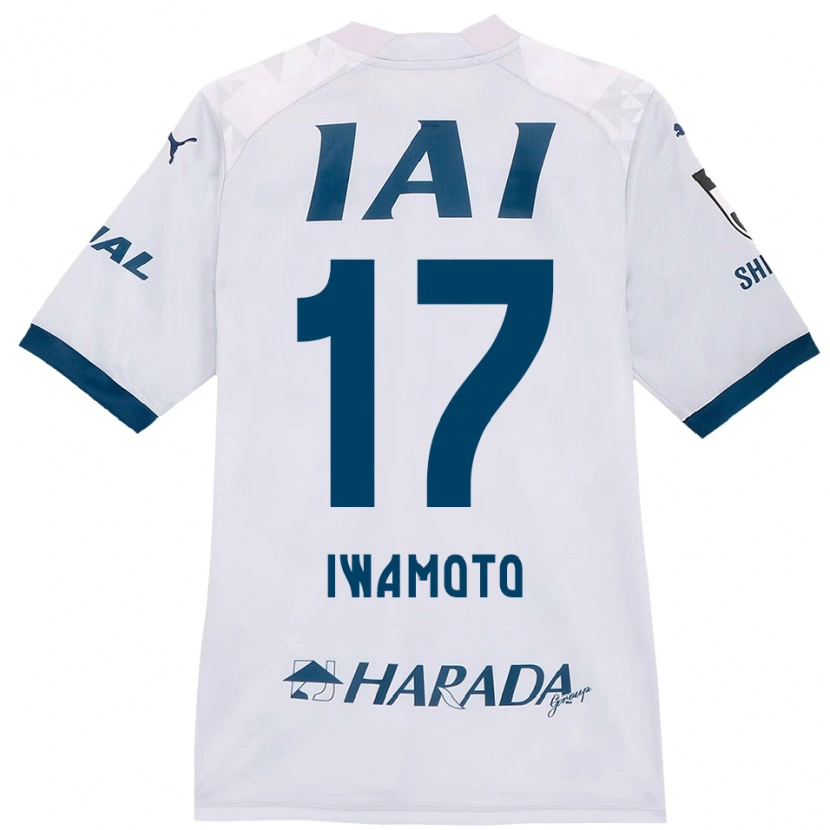Danxen Damen Shogo Iwamoto #17 Weiß Königsblau Auswärtstrikot Trikot 2025/26 T-Shirt Schweiz
