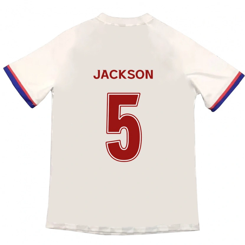 Danxen Damen Lachlan Jackson #5 Königsblau Rot Auswärtstrikot Trikot 2025/26 T-Shirt Schweiz