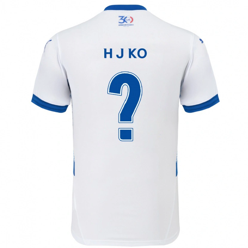 Danxen Damen Jong-Hyun Ko #0 Königsblau Weiß Auswärtstrikot Trikot 2025/26 T-Shirt Schweiz