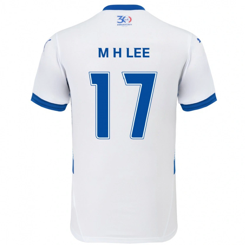 Danxen Damen Min-Hyuk Lee #17 Königsblau Weiß Auswärtstrikot Trikot 2025/26 T-Shirt Schweiz