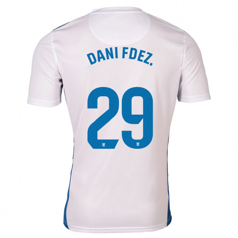Danxen Damen Dani Fernández #29 Weiß Blau Heimtrikot Trikot 2025/26 T-Shirt Schweiz