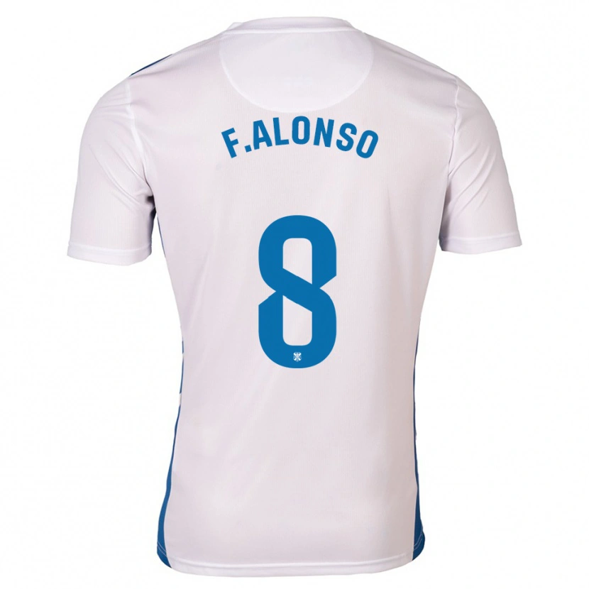 Danxen Damen Félix Alonso #8 Weiß Blau Heimtrikot Trikot 2025/26 T-Shirt Schweiz