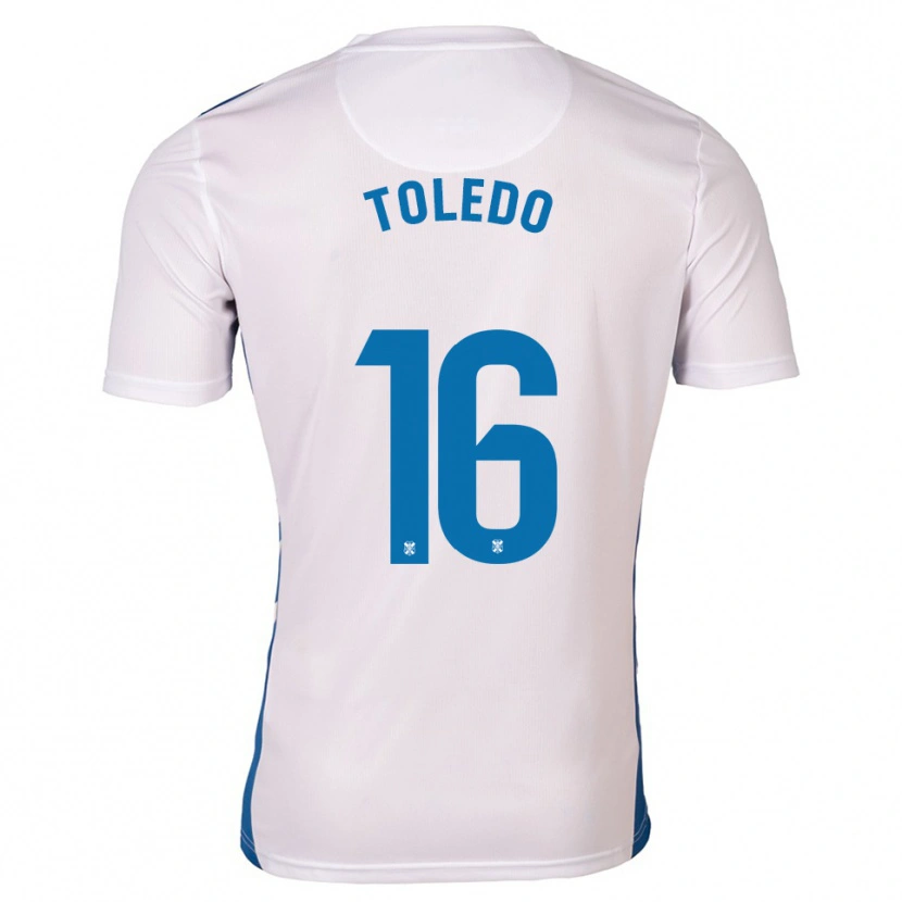 Danxen Damen Adrián Toledo #16 Weiß Blau Heimtrikot Trikot 2025/26 T-Shirt Schweiz