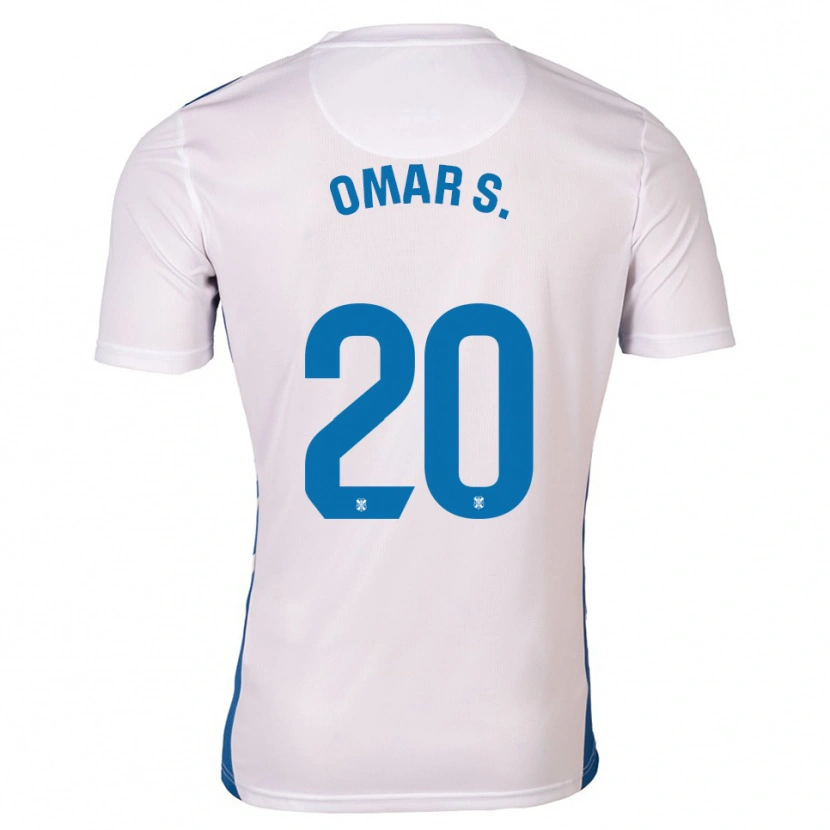 Danxen Damen Omar Sánchez #20 Weiß Blau Heimtrikot Trikot 2025/26 T-Shirt Schweiz