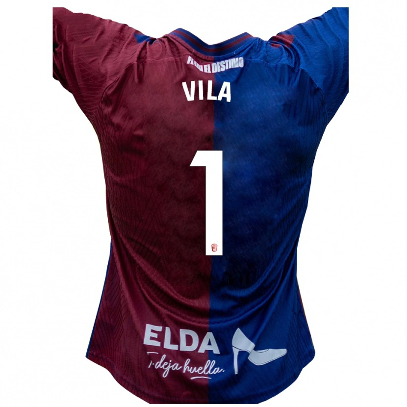 Danxen Damen Ramón Vila #1 Blau Rot Heimtrikot Trikot 2025/26 T-Shirt Schweiz