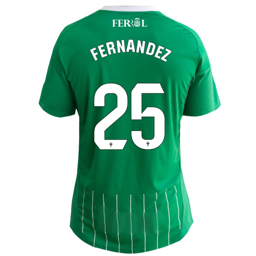 Danxen Damen César Fernández #25 Grün Weiß Heimtrikot Trikot 2025/26 T-Shirt Schweiz