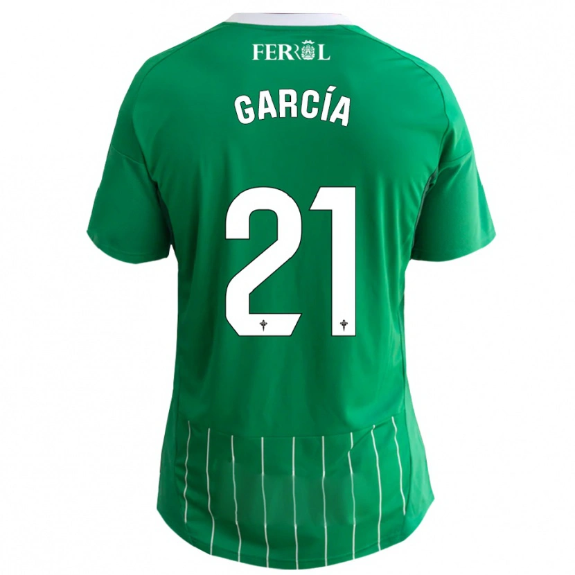 Danxen Damen Azael García #21 Grün Weiß Heimtrikot Trikot 2025/26 T-Shirt Schweiz
