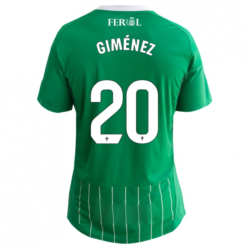 Danxen Damen Álvaro Giménez #20 Grün Weiß Heimtrikot Trikot 2025/26 T-Shirt Schweiz