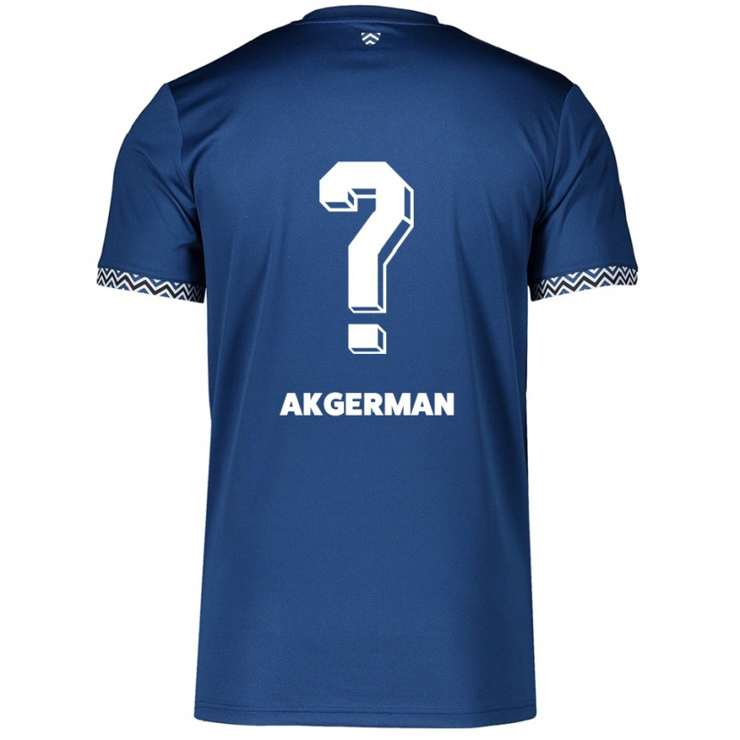 Danxen Damen Taha Akgerman #0 Marineblau Weiß Heimtrikot Trikot 2025/26 T-Shirt Schweiz