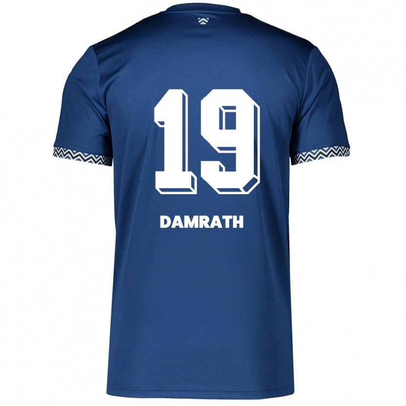 Danxen Damen Tom Damrath #19 Marineblau Weiß Heimtrikot Trikot 2025/26 T-Shirt Schweiz