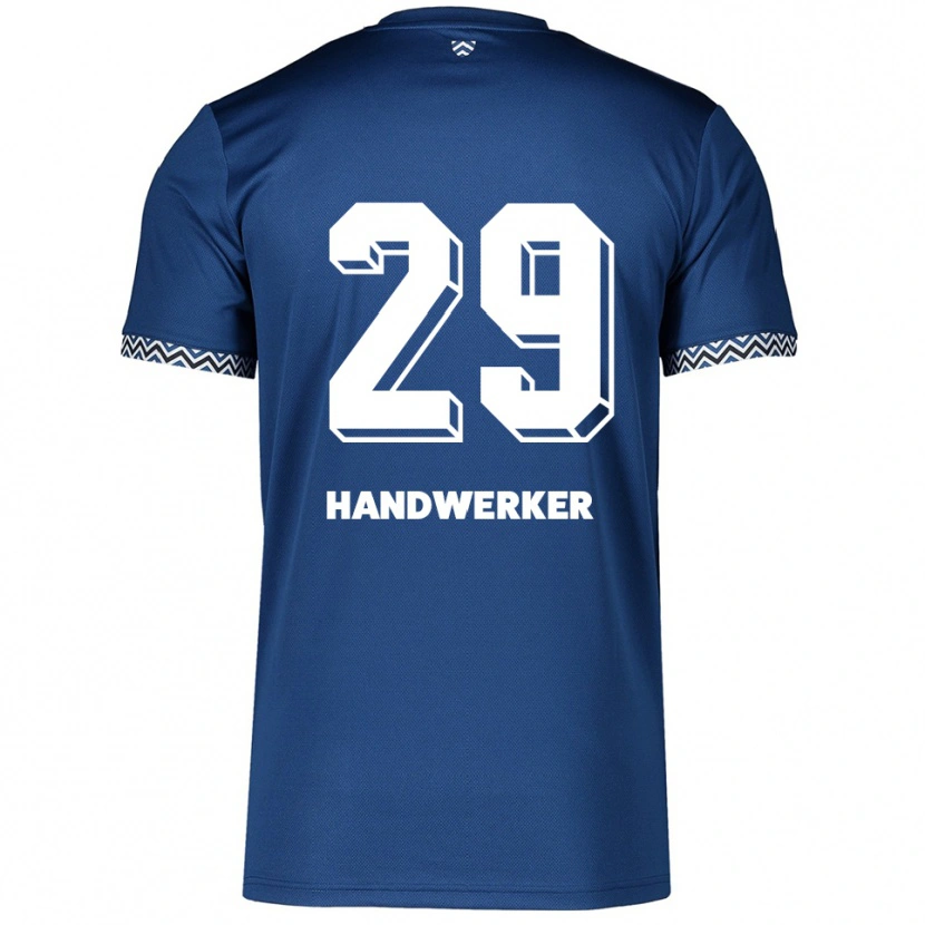 Danxen Damen Tim Handwerker #29 Marineblau Weiß Heimtrikot Trikot 2025/26 T-Shirt Schweiz