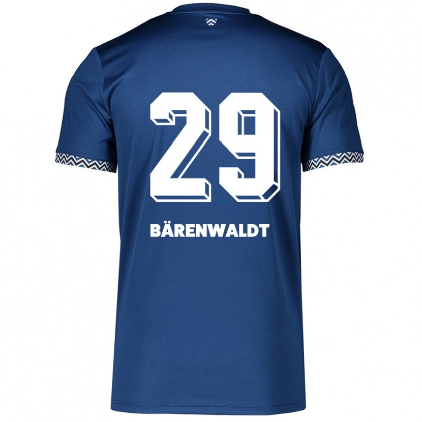 Danxen Damen Marie Bärenwaldt #29 Marineblau Weiß Heimtrikot Trikot 2025/26 T-Shirt Schweiz