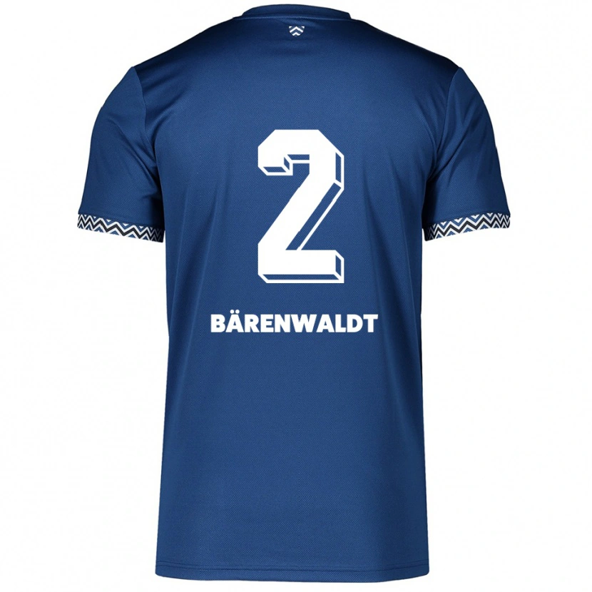 Danxen Damen Tim Bärenwaldt #2 Marineblau Weiß Heimtrikot Trikot 2025/26 T-Shirt Schweiz