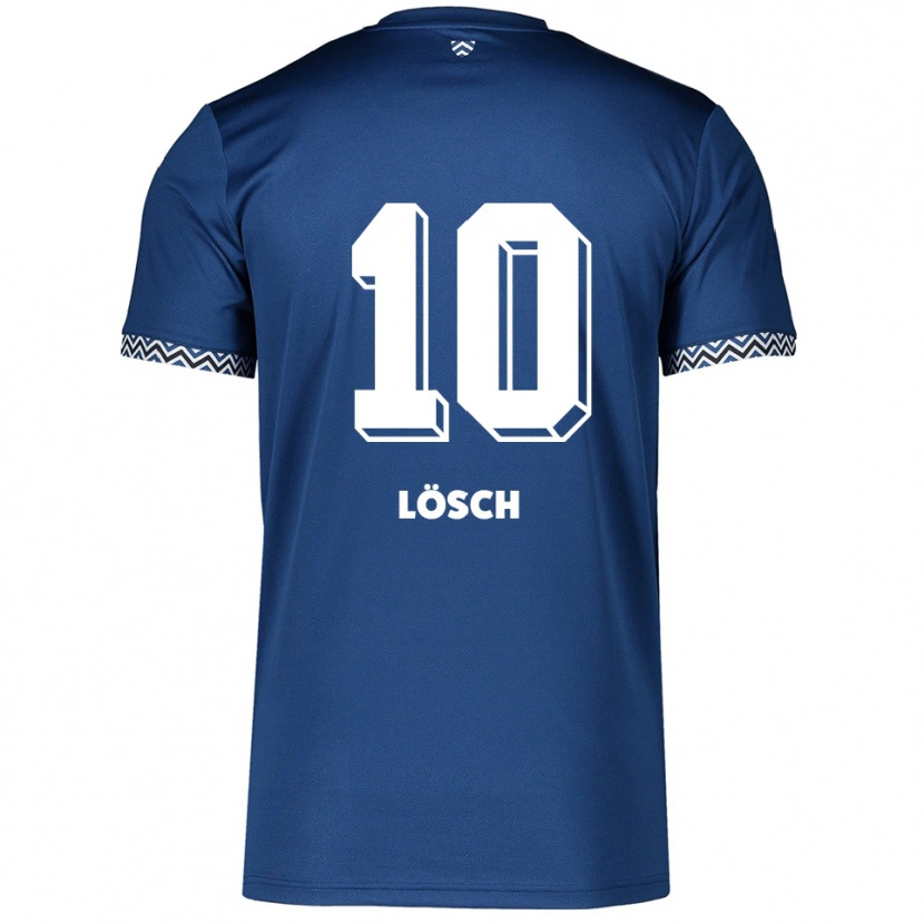 Danxen Damen Lisa Lösch #10 Marineblau Weiß Heimtrikot Trikot 2025/26 T-Shirt Schweiz