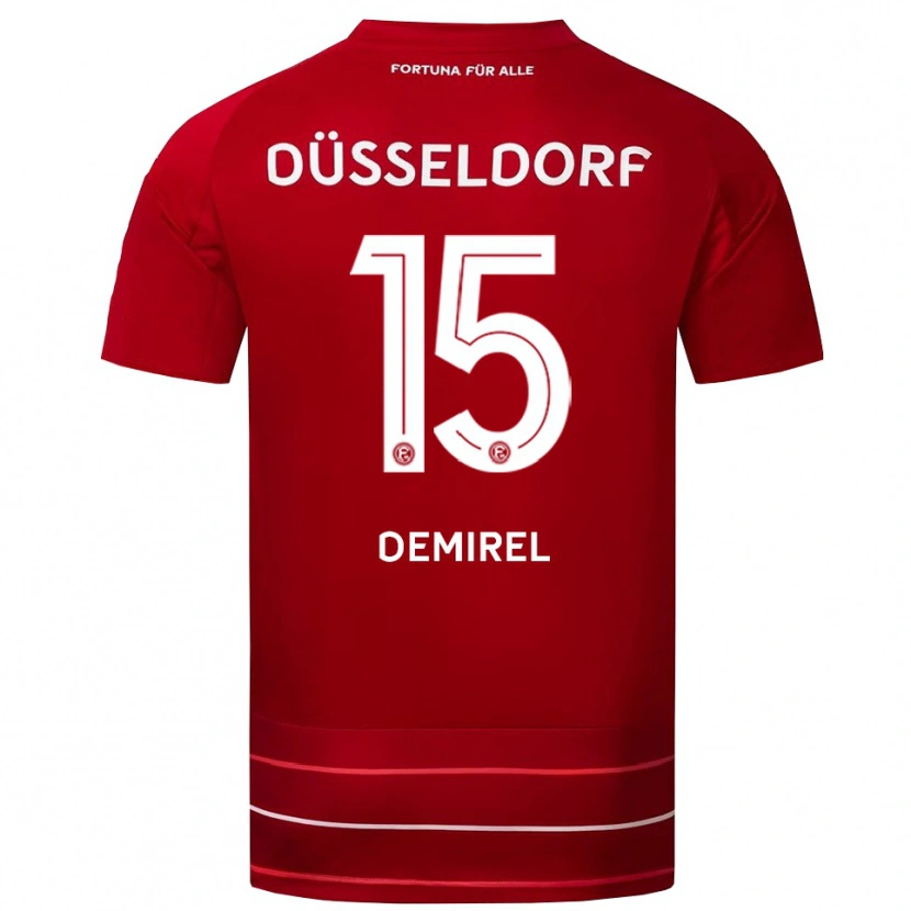 Danxen Damen Yalcin Demirel #15 Rot Weiß Heimtrikot Trikot 2025/26 T-Shirt Schweiz