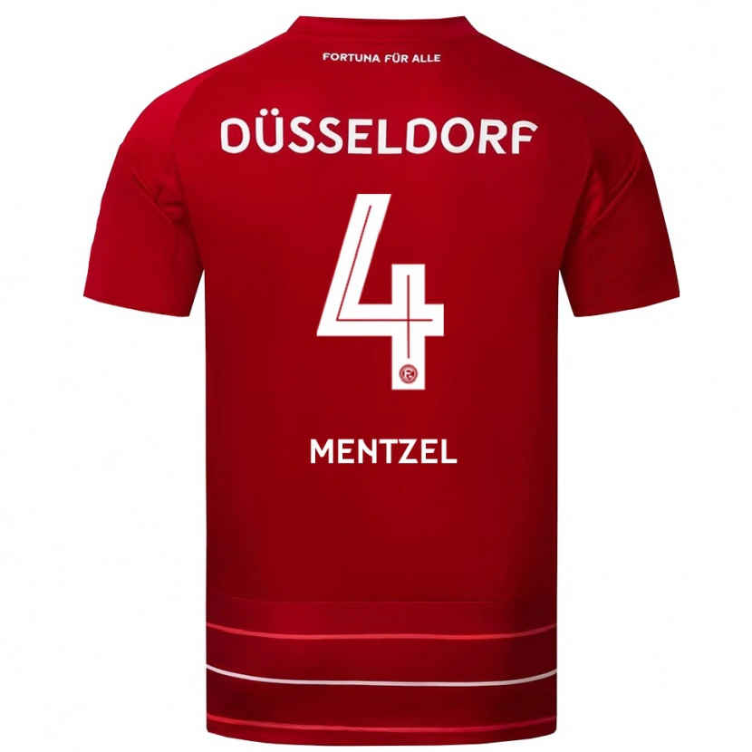 Danxen Damen Levi Mentzel #4 Rot Weiß Heimtrikot Trikot 2025/26 T-Shirt Schweiz
