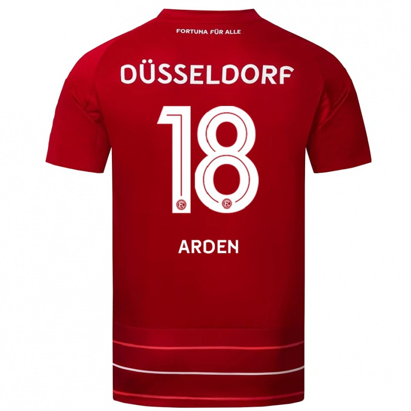 Danxen Damen Elias Arden #18 Rot Weiß Heimtrikot Trikot 2025/26 T-Shirt Schweiz