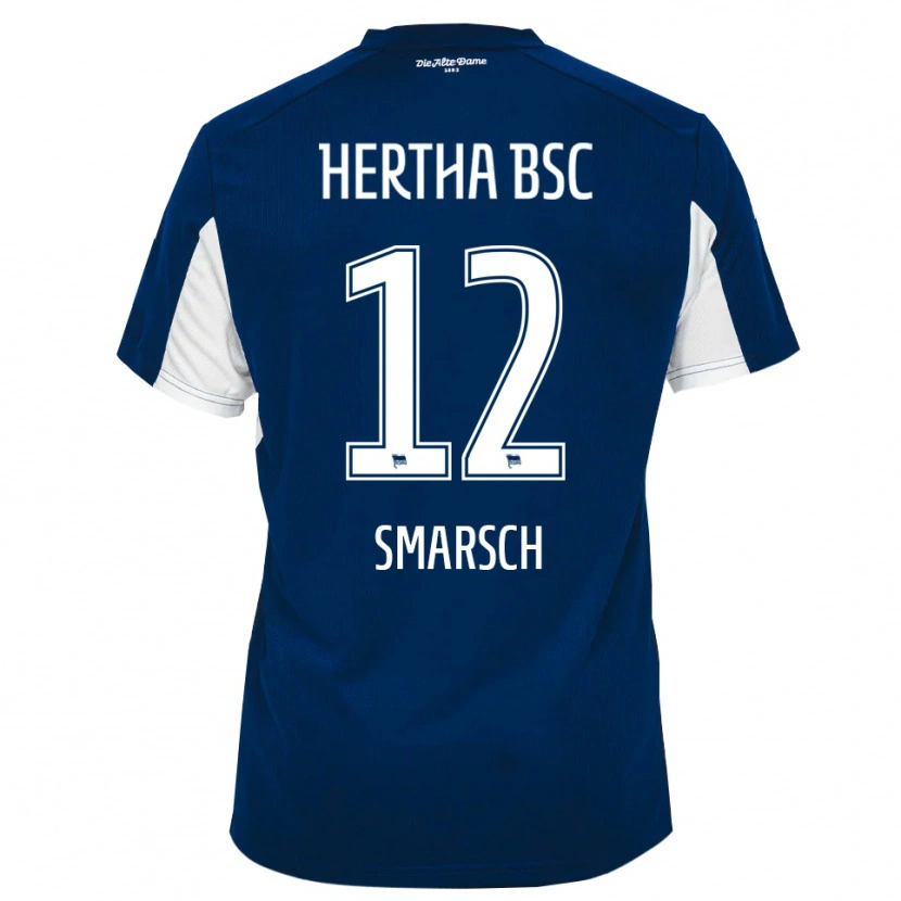 Danxen Damen Dennis Smarsch #12 Weiß Blau Heimtrikot Trikot 2025/26 T-Shirt Schweiz
