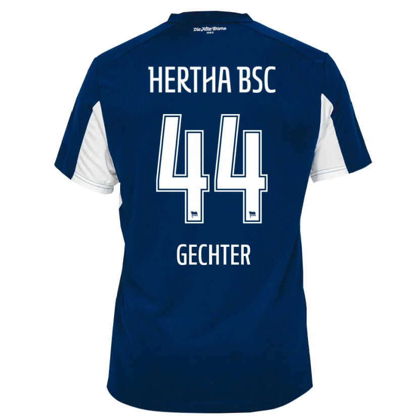 Danxen Damen Linus Gechter #44 Weiß Blau Heimtrikot Trikot 2025/26 T-Shirt Schweiz