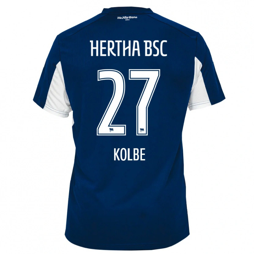 Danxen Damen Niklas Kolbe #27 Weiß Blau Heimtrikot Trikot 2025/26 T-Shirt Schweiz