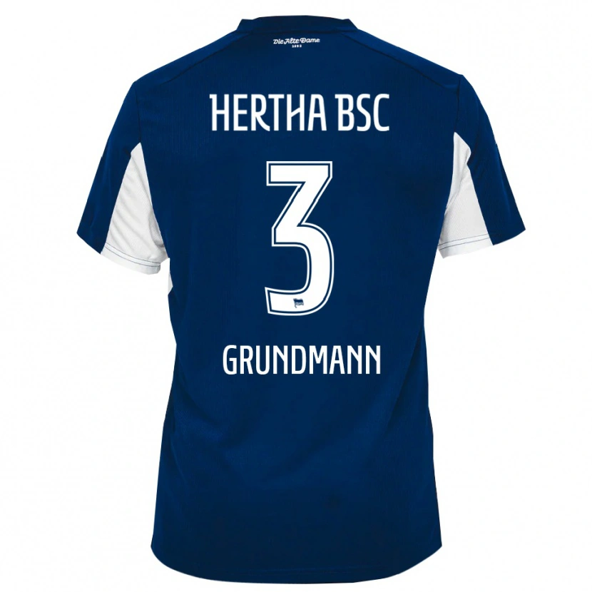 Danxen Damen Leon Grundmann #3 Weiß Blau Heimtrikot Trikot 2025/26 T-Shirt Schweiz