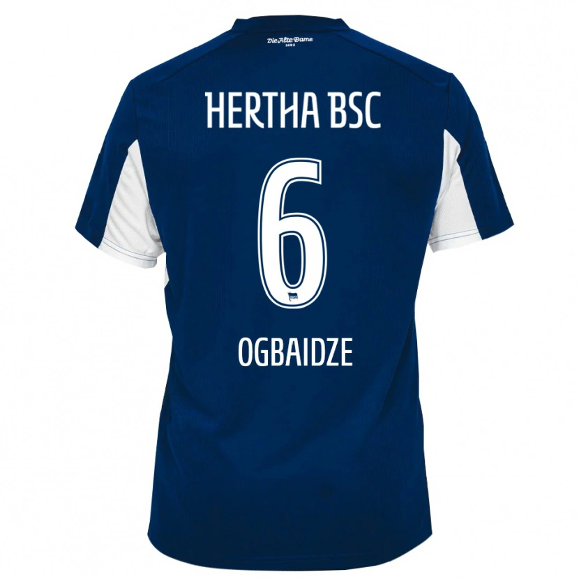 Danxen Damen Shalva Ogbaidze #6 Weiß Blau Heimtrikot Trikot 2025/26 T-Shirt Schweiz