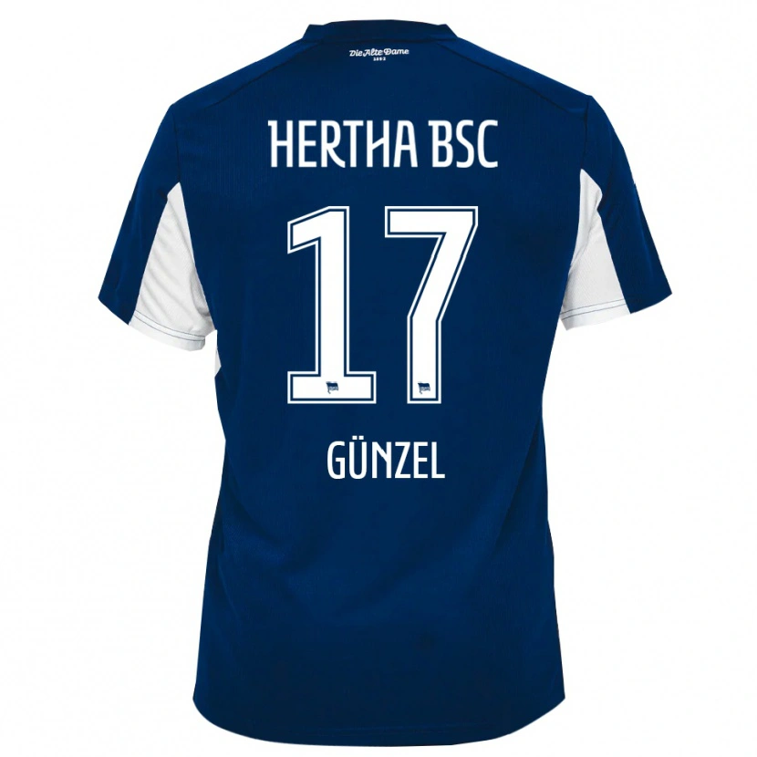 Danxen Damen Maximilian Günzel #17 Weiß Blau Heimtrikot Trikot 2025/26 T-Shirt Schweiz