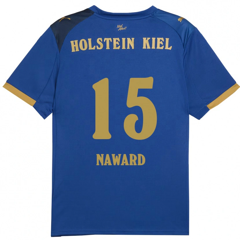 Danxen Damen Aryanna Naward #15 Blau Gold Heimtrikot Trikot 2025/26 T-Shirt Schweiz