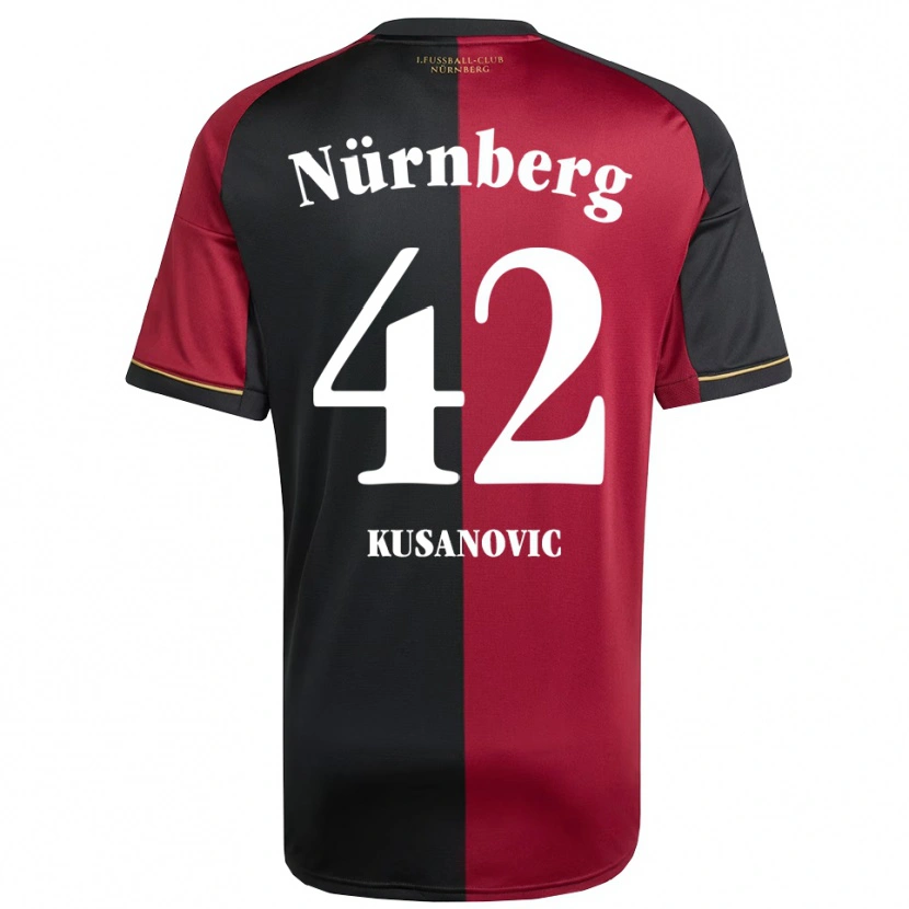 Danxen Damen Tino Kusanovic #42 Burgunder Schwarz Heimtrikot Trikot 2025/26 T-Shirt Schweiz