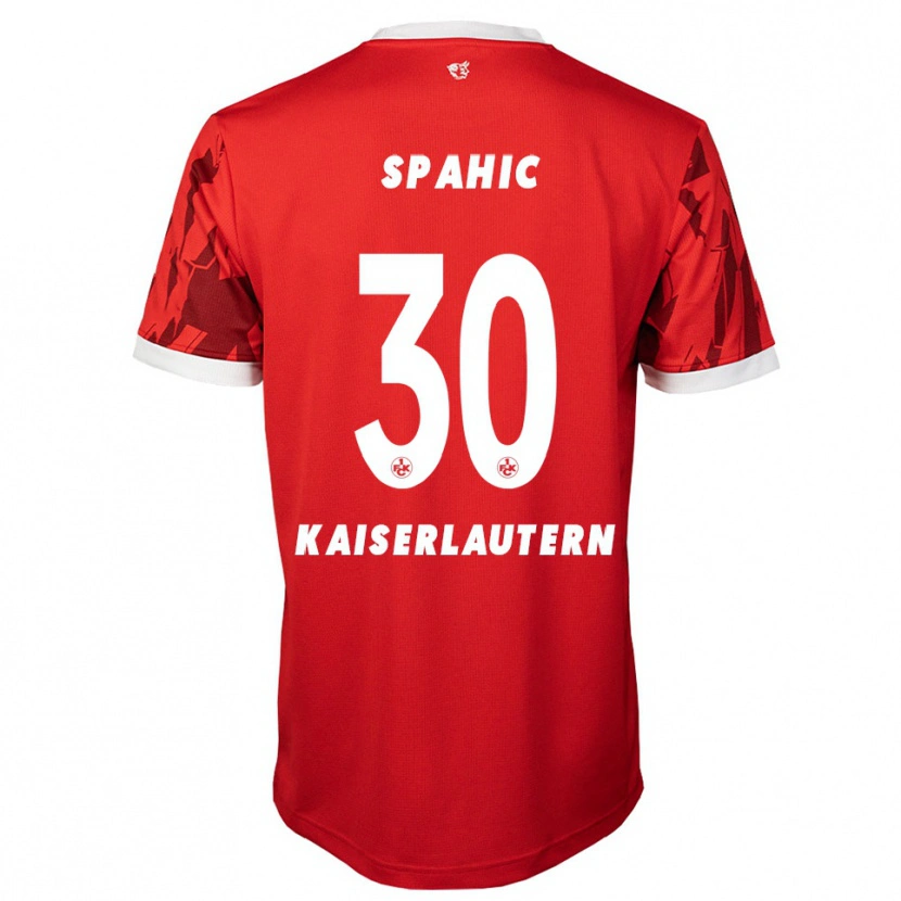 Danxen Damen Avdo Spahic #30 Rot Weiß Heimtrikot Trikot 2025/26 T-Shirt Schweiz