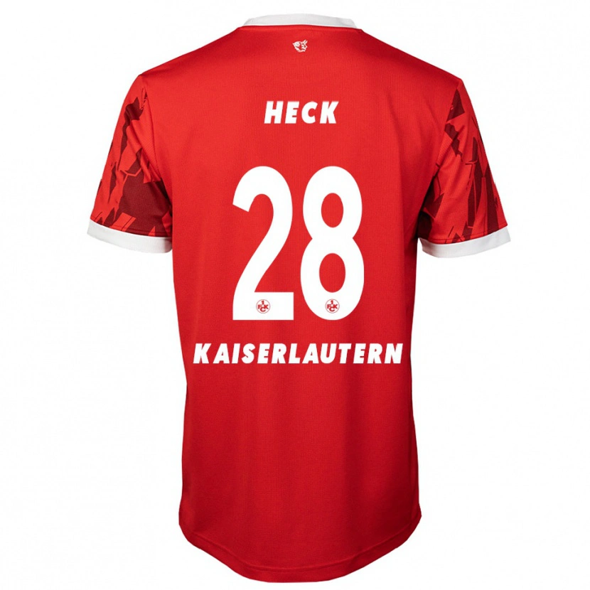 Danxen Damen Fabian Heck #28 Rot Weiß Heimtrikot Trikot 2025/26 T-Shirt Schweiz