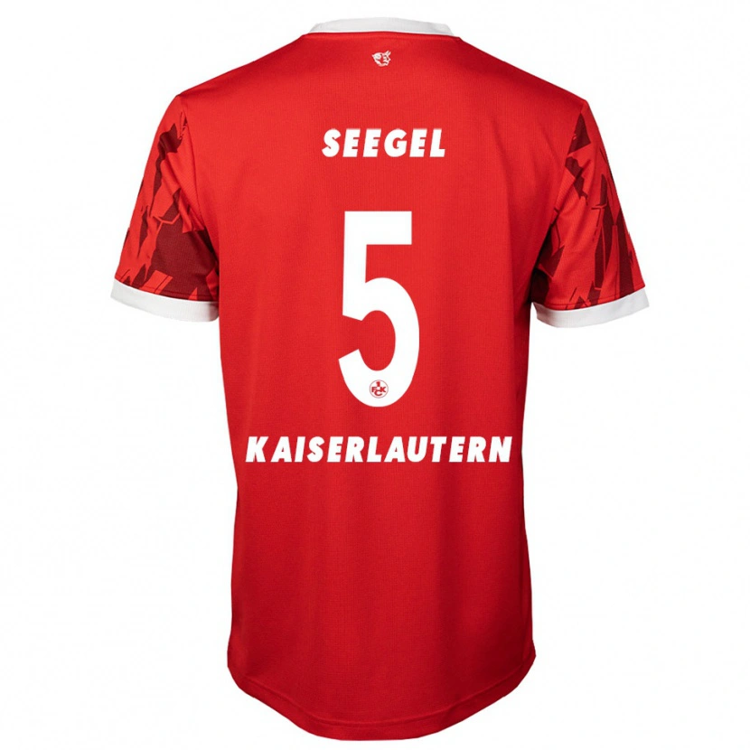 Danxen Damen Mika Seegel #5 Rot Weiß Heimtrikot Trikot 2025/26 T-Shirt Schweiz
