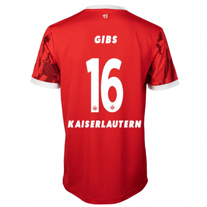 Danxen Damen Owen Gibs #16 Rot Weiß Heimtrikot Trikot 2025/26 T-Shirt Schweiz