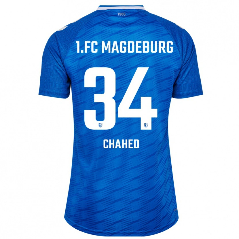 Danxen Damen Tarek Chahed #34 Blau Weiß Heimtrikot Trikot 2025/26 T-Shirt Schweiz