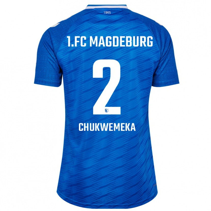 Danxen Damen Stancy Chukwemeka #2 Blau Weiß Heimtrikot Trikot 2025/26 T-Shirt Schweiz