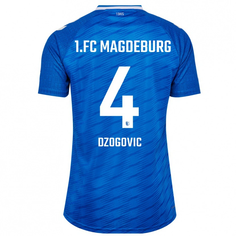 Danxen Damen Eldin Dzogovic #4 Blau Weiß Heimtrikot Trikot 2025/26 T-Shirt Schweiz