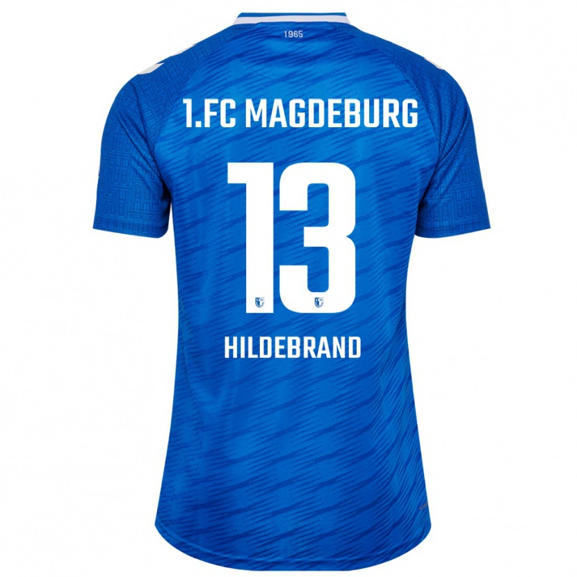 Danxen Damen Caroline Hildebrand #13 Blau Weiß Heimtrikot Trikot 2025/26 T-Shirt Schweiz