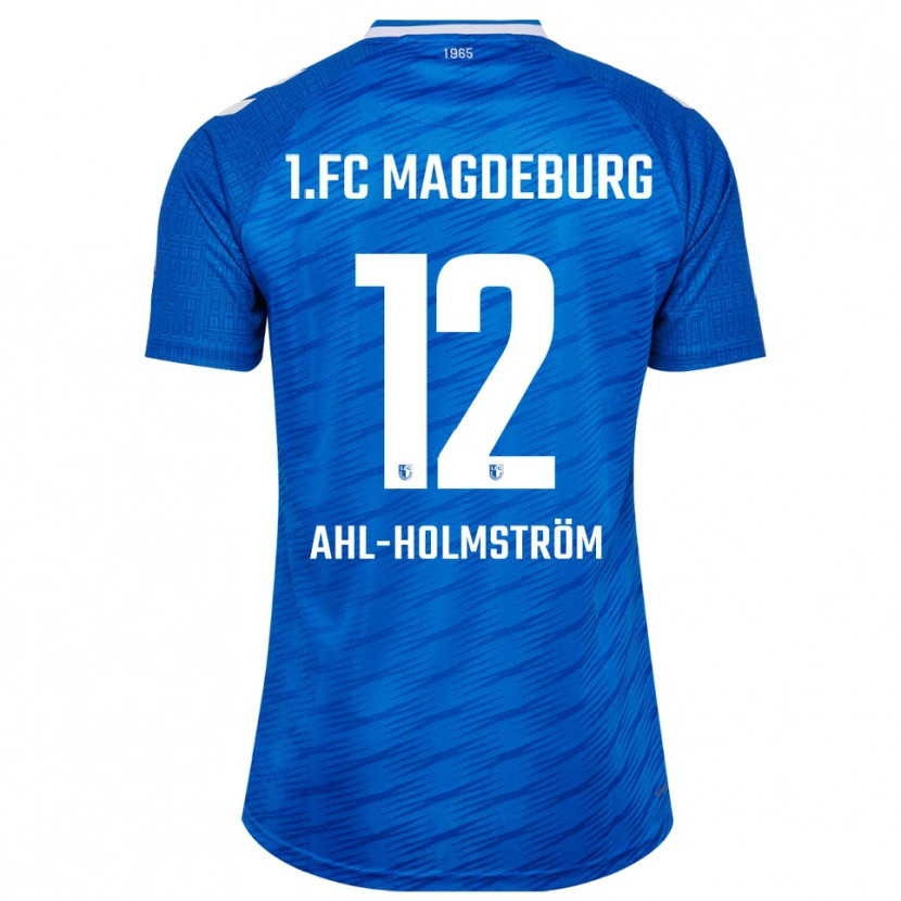 Danxen Damen Alexander Ahl-Holmström #12 Blau Weiß Heimtrikot Trikot 2025/26 T-Shirt Schweiz