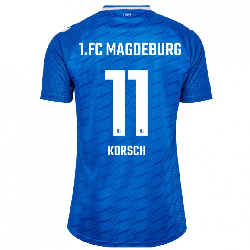 Danxen Damen Stefan Korsch #11 Blau Weiß Heimtrikot Trikot 2025/26 T-Shirt Schweiz
