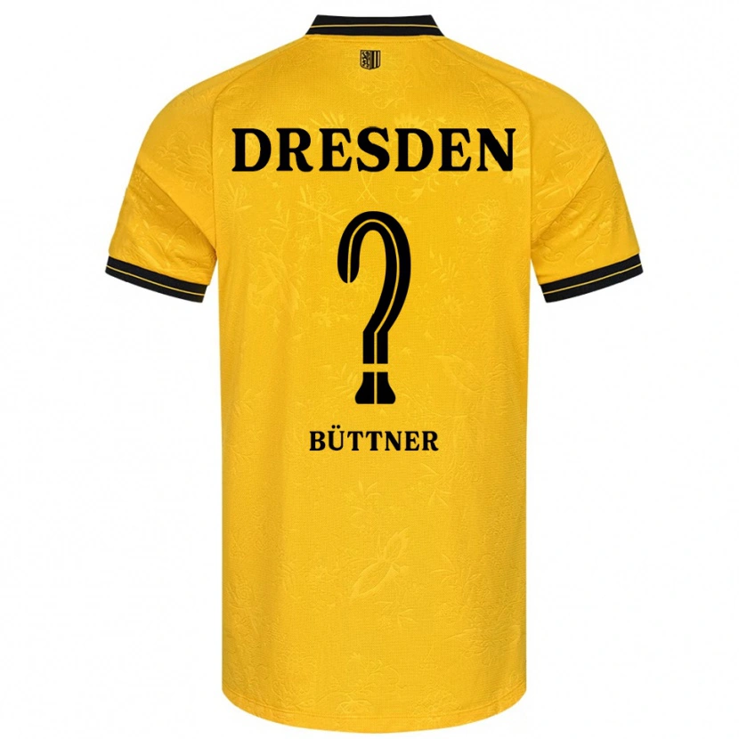 Danxen Damen Lisa Büttner #0 Gelb Schwarz Heimtrikot Trikot 2025/26 T-Shirt Schweiz