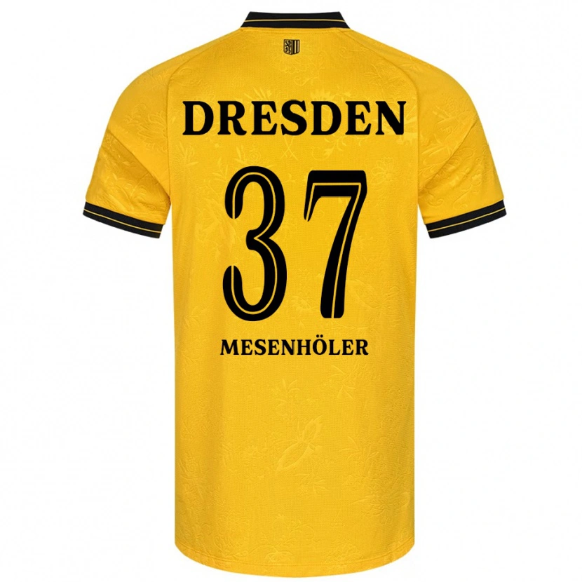 Danxen Damen Daniel Mesenhöler #37 Gelb Schwarz Heimtrikot Trikot 2025/26 T-Shirt Schweiz