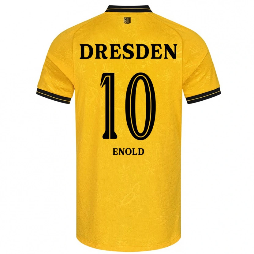 Danxen Damen Quentin Enold #10 Gelb Schwarz Heimtrikot Trikot 2025/26 T-Shirt Schweiz