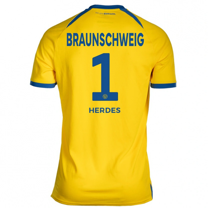 Danxen Damen Leon Herdes #1 Gelb Blau Heimtrikot Trikot 2025/26 T-Shirt Schweiz