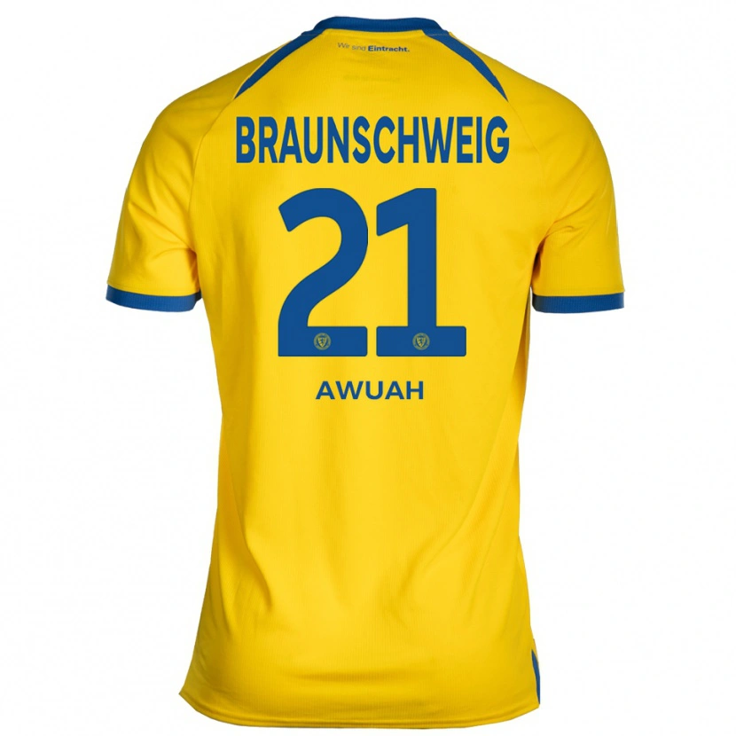 Danxen Damen Marvin Awuah #21 Gelb Blau Heimtrikot Trikot 2025/26 T-Shirt Schweiz