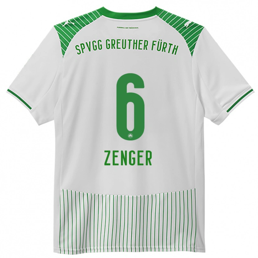 Danxen Damen Marc Zenger #6 Weiß Grün Heimtrikot Trikot 2025/26 T-Shirt Schweiz