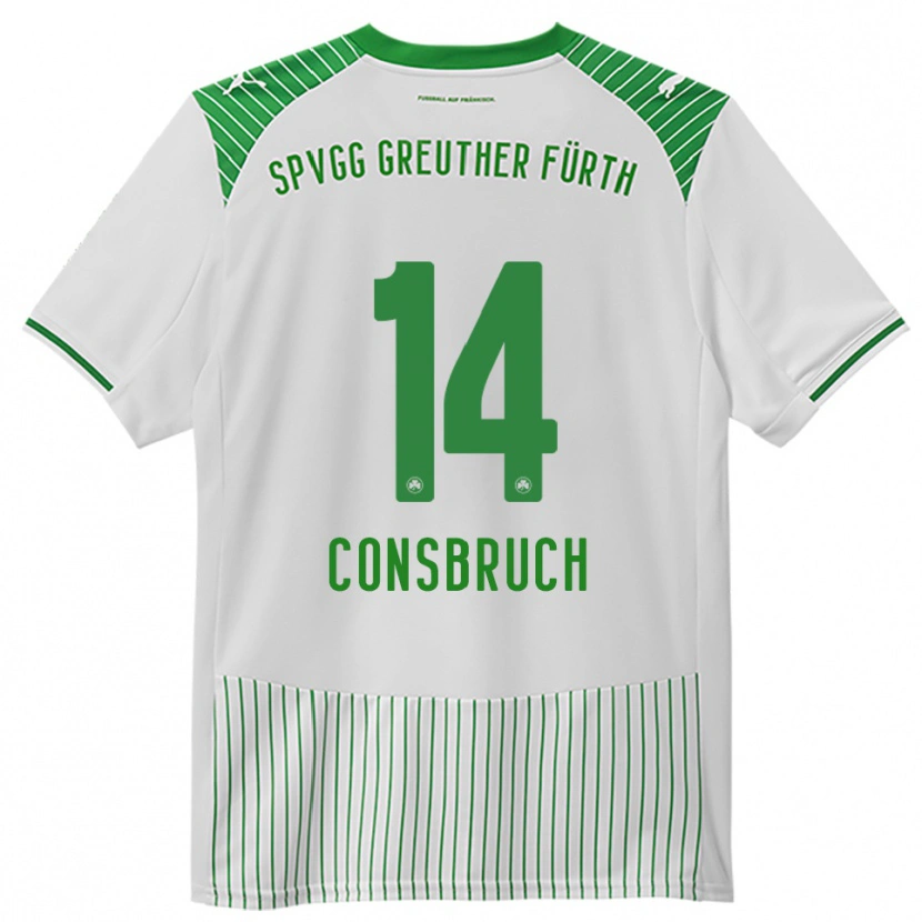 Danxen Damen Jomaine Consbruch #14 Weiß Grün Heimtrikot Trikot 2025/26 T-Shirt Schweiz